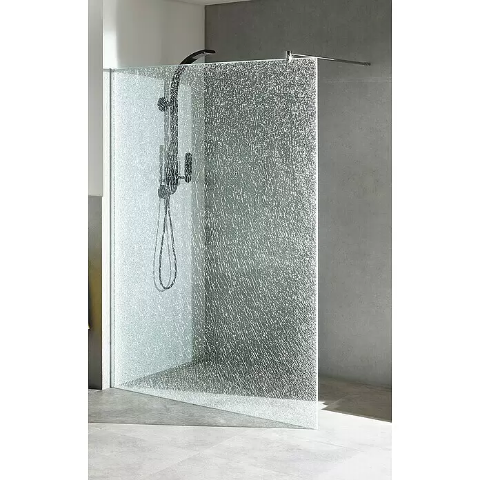 Camargue Duschwand Crash Glass S63 - B x H: 85 x 200 cm, Beschichtet - Stimmungsaufnahme