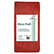 Flinka Profi-Line Mikrofasertuch High-Tech (5 Stk., 32 x 32 cm, Rot)