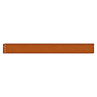 Rasenkante Corten (Braun, Cortenstahl, L x H: 118 x 20 cm)