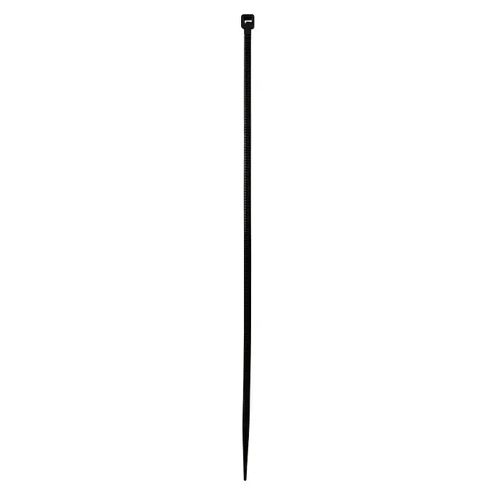 Profi Depot Kabelbinder - Schwarz, 160 x 2,5 mm, 100 Stk. - Eine Nahaufnahme einer langen, schlanken Spiralbindung in dunklen Farbtönen, die ein modernes Designelement für Büro- oder Präsentationsmaterialien darstellt.