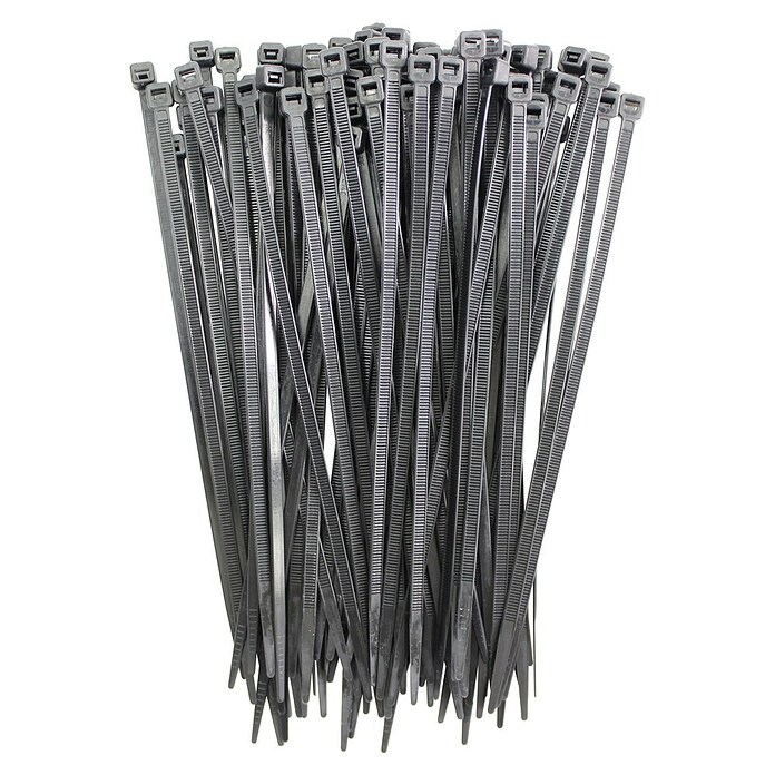 Profi Depot Vezice za kable  (Črne barve, 200 x 4,8 mm, 100 kos) | 3298 - Kabelbinder | CBED - Befestigungstechnik | CBE - Kabel und Zubehör | CB - Elektroinstallation | C - Elektro | BAUHAUS
