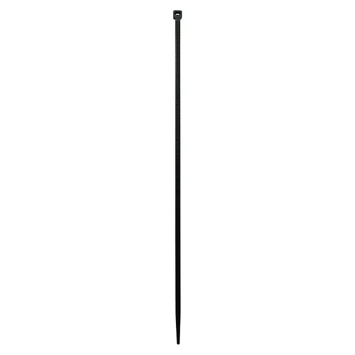 Profi Depot Kabelbinder - Schwarz, 290 x 4,8 mm, 100 Stk. - Nahaufnahme eines Barcode-Scanners in dunkler Umgebung, der zum Erfassen von Produktinformationen verwendet wird.