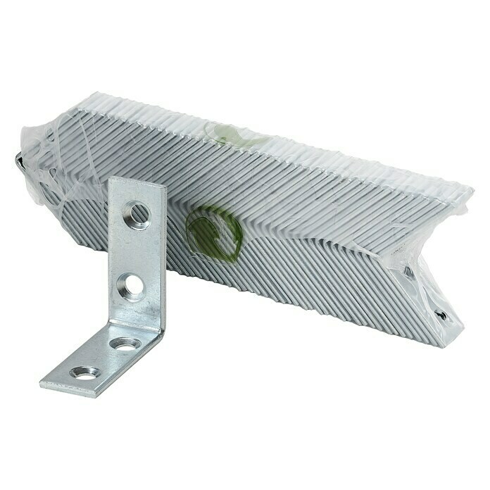Escuadra de silla (L x An x Al: 60 x 18 x 60 mm, 50 uds., Acero, Galvanizado)