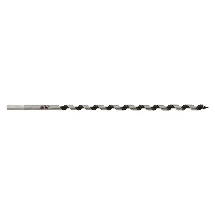 Wolfcraft Holzbohrer Standard - 1 Stk., Durchmesser Bohrer: 12 mm, Länge: 400 mm - Aufnahme einer langen Holzbohrkrone mit Wendel, die in Werkstätten oder Projekten für Holzbohrarbeiten verwendet wird.