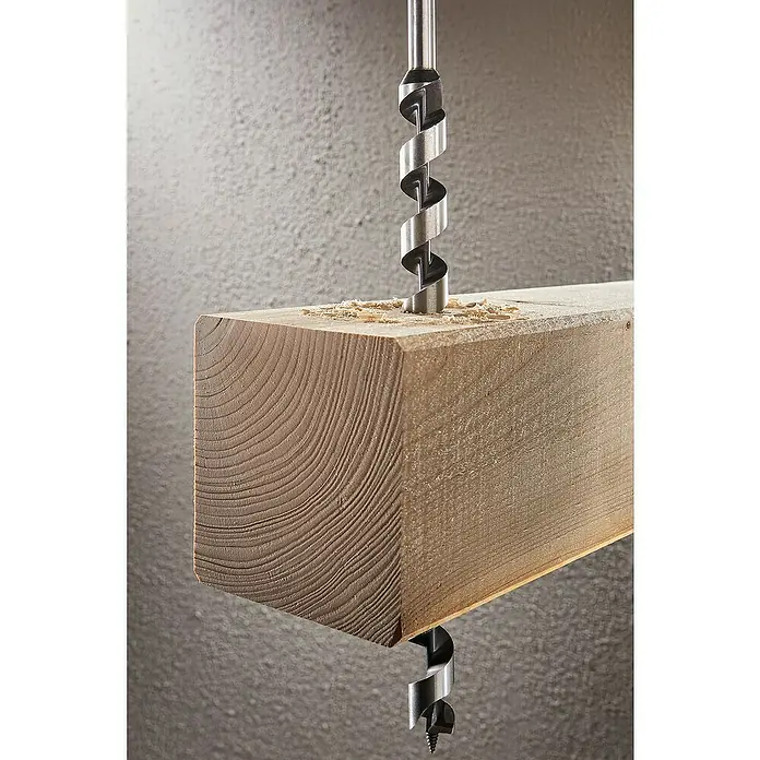 Wolfcraft Holzbohrer Standard - 1 Stk., Durchmesser Bohrer: 20 mm, Länge: 250 mm - Der Holzbohrer dringt in ein Holzstück ein und erzeugt dabei Späne. Ein nützliches Werkzeug für Holzarbeiten.