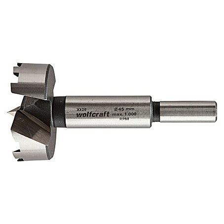 Wolfcraft Forstnerbohrer (Durchmesser Bohrer: 45 mm)