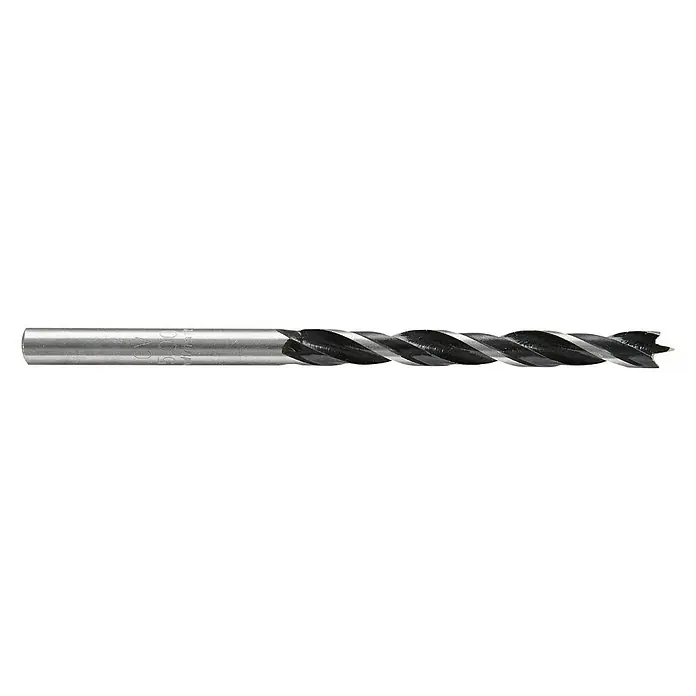 Wolfcraft Holzbohrer - Durchmesser Bohrer: 5 mm, Länge: 86 mm, 1 Stk. - Bohrer für Holzbearbeitung. Hochwertiger Spiralbohrer für präzise Bohrungen und saubere Ergebnisse bei Holzprojekten.