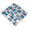 Mosaikfliese Crystal Mix XCM MC589 (30 x 30 cm, Grau, Glänzend)