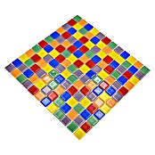 Mosaikfliese Quadrat Crystal CM 4SE10 (30 x 30 cm, Mehrfarbig, Glänzend)
