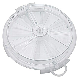 Rejilla de ventilación aireadora (Diámetro: 167 mm, Acrilo Styrol Butadieno (ABS), Blanco)