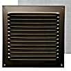 Rejilla de ventilación con mosquitera (15 x 15 cm, Bronce, Espesor: 0,8 mm) | BAUHAUS