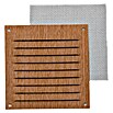 Rejilla de ventilación con mosquitera (10 x 10 cm, Haya, Espesor: 0,8 mm) | BAUHAUS