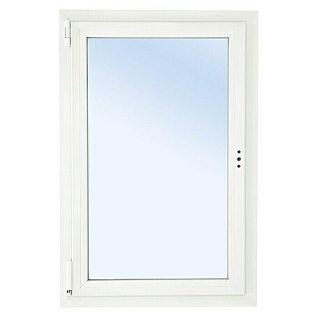 Solid Elements Kunststofffenster Classic Line (B x H: 105 x 120 cm, DIN Anschlag: Links, Weiß)