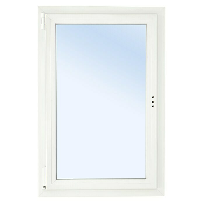 Solid Elements Kunststofffenster Classic Line (B x H: 105 x 120 cm, DIN Anschlag: Links, Weiß)