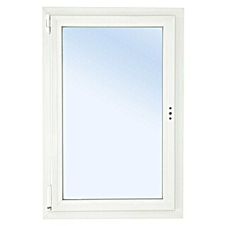 Solid Elements Kunststofffenster Classic Line (B x H: 80 x 100 cm, DIN Anschlag: Links, Weiß)