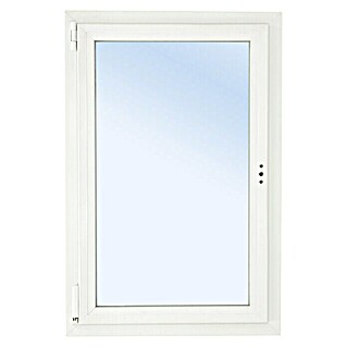 Solid Elements Kunststofffenster Classic Line (B x H: 105 x 135 cm, DIN Anschlag: Links, Weiß)