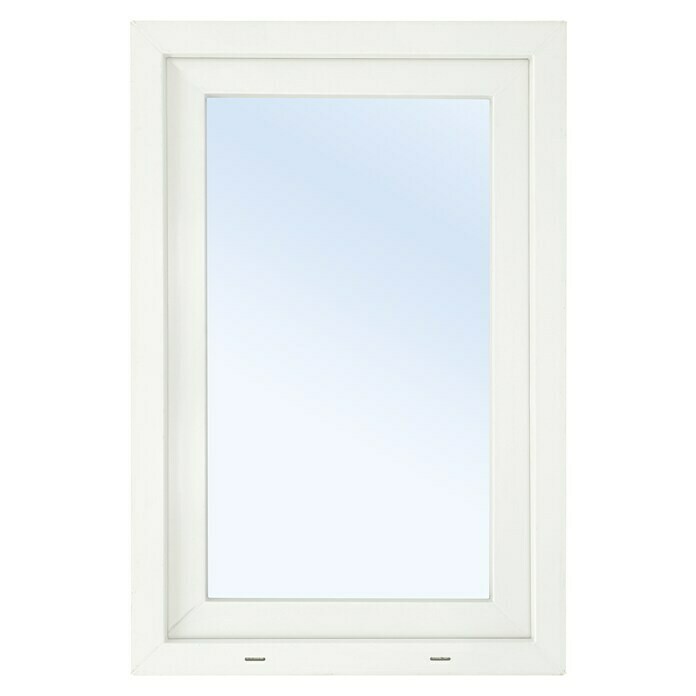 Solid Elements Kunststofffenster Eco Line (B x H: 75 x 90 cm, DIN Anschlag: Links, Weiß)