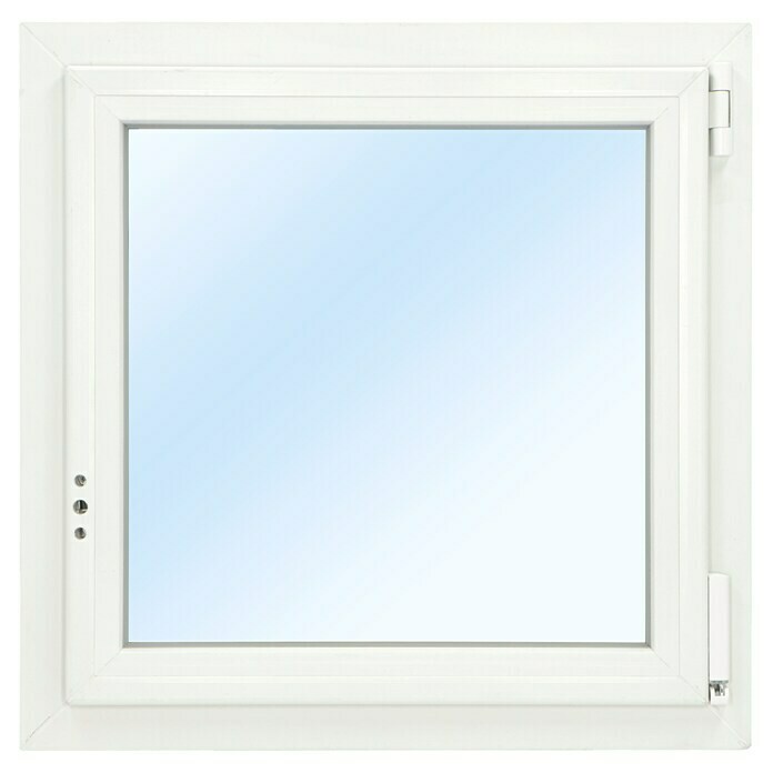 Solid Elements Kunststofffenster Classic Line (B x H: 120 x 120 cm, DIN Anschlag: Rechts, Weiß)
