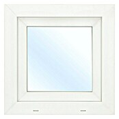 Solid Elements Kunststofffenster Eco Line (B x H: 50 x 50 cm, DIN Anschlag: Links, Weiß)