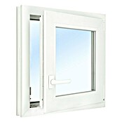 Solid Elements Kunststofffenster Eco Line (B x H: 60 x 60 cm, DIN Anschlag: Rechts, Weiß)