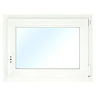 Solid Elements Kunststofffenster Eco Line (B x H: 80 x 50 cm, DIN Anschlag: Rechts)