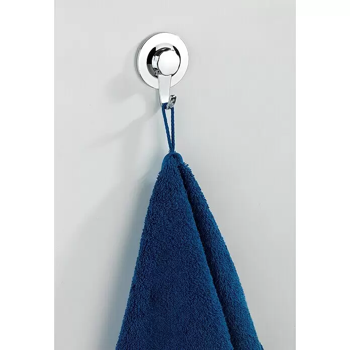 Wenko Handtuchhaken Ultra-Loc - 1 Stk., Chrom, Kunststoff - Detailaufnahme