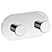Wenko Handtuchhaken Cona Duo (Anzahl Haken: 2 Stk., Edelstahl, Glänzend) | BAUHAUS