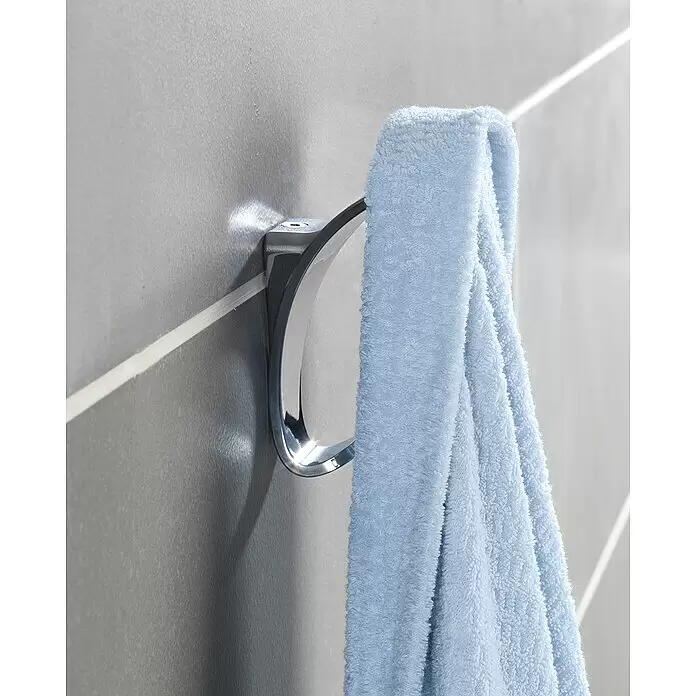 Wenko Handtuchhaken Turbo-Loc - Chrom, Glänzend - Detailaufnahme