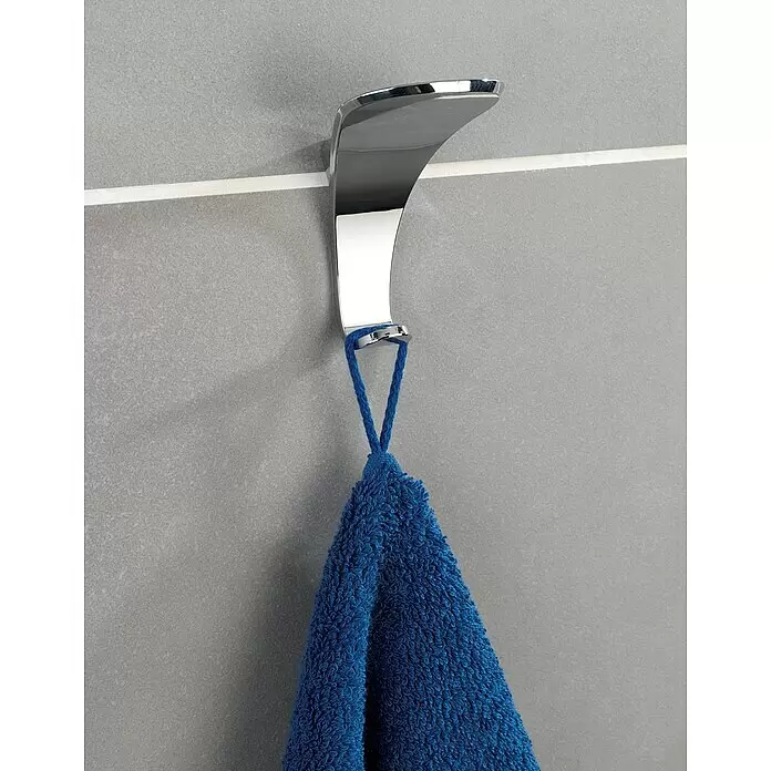 Wenko Handtuchhaken Turbo-Loc - Chrom, Glänzend - Detailaufnahme
