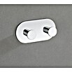 Wenko Handtuchhaken Cona Duo (Anzahl Haken: 2 Stk., Edelstahl, Glänzend) | BAUHAUS