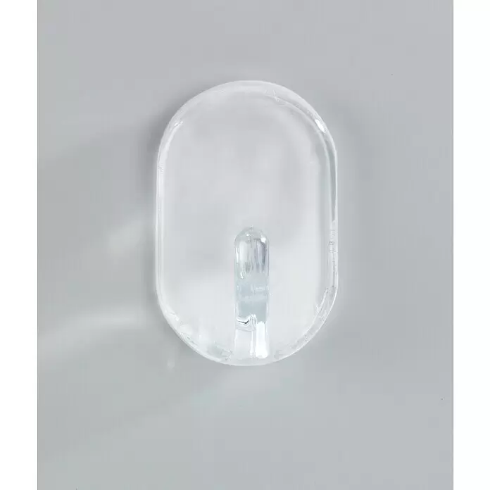 Wenko Handtuchhaken - 3 Stk., Transparent, Kunststoff - Stimmungsaufnahme