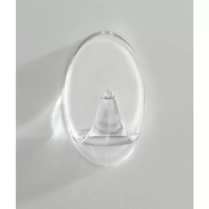 Wenko Handtuchhaken Liliputhaken - 3 Stk., Transparent, Kunststoff - Stimmungsaufnahme
