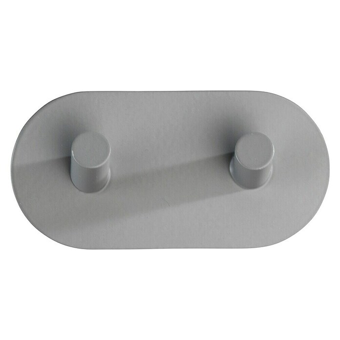 Wenko Handtuchhaken Duo (Anzahl Haken: 2 Stk., Edelstahl, Grau) | BAUHAUS