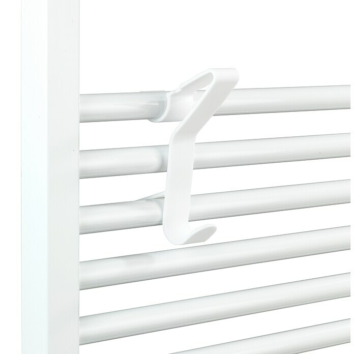 Wenko Universal Obešalna kljuka za kopalniški radiator Flexi  (Bela, 1 kos, Primerno za: Kopalniški radiator) | 3714 - Haken, Dekore | DADD - Accessoires | DAD - Badausstattung | DA - Badausstattung/Bäderwelt | D - Sanitär | BAUHAUS