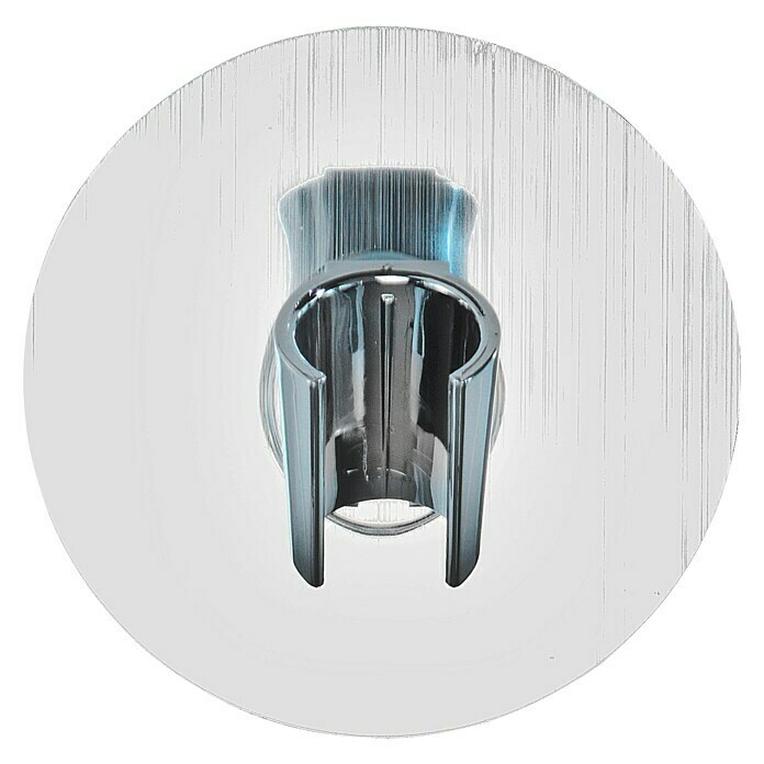 Wenko Brausehalter Static-Loc® OsimoKunststoff, Silber Front View