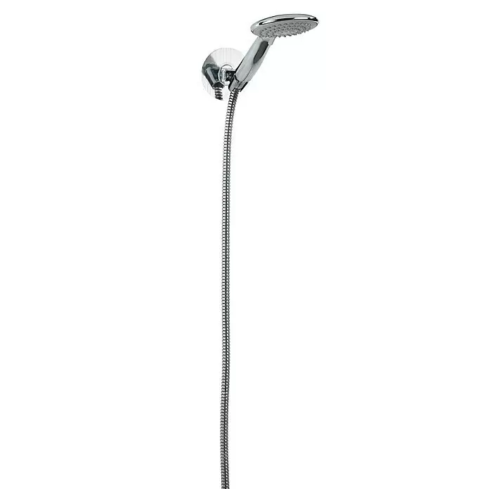 Wenko Brausehalter Static-Loc® Osimo - Kunststoff, Silber - Detailaufnahme