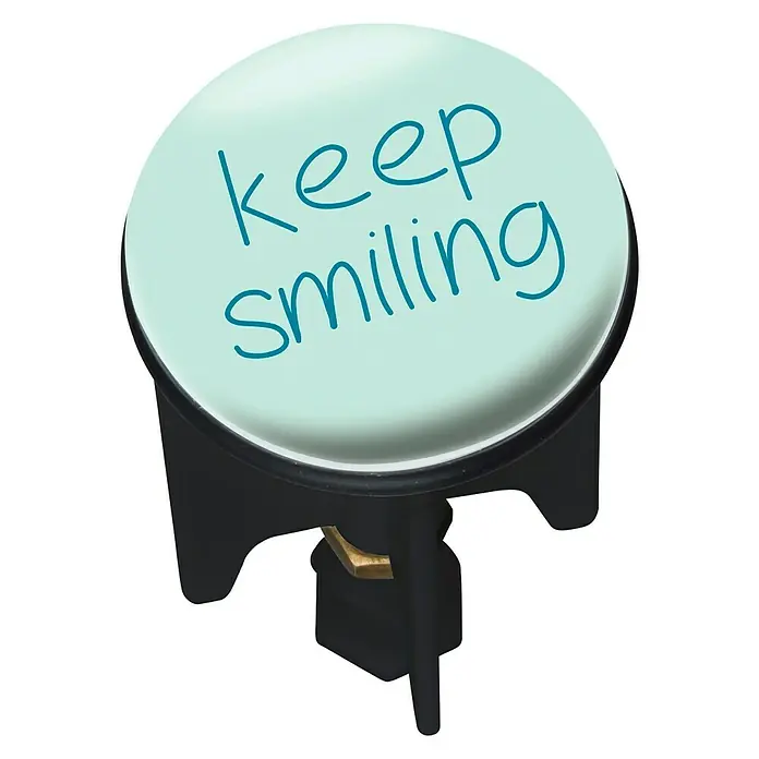 Wenko Design-Excenterstopfen Keep Smiling