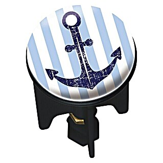 Wenko Design-Excenterstopfen Sailor (Anker, Durchmesser: 3,9 cm)