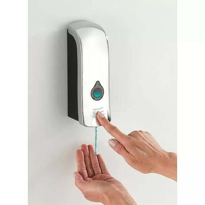 Wenko Seifenspender Ranera S - Kunststoff, Chrom, Füllmenge: 280 ml - Anwendungsbeispiel