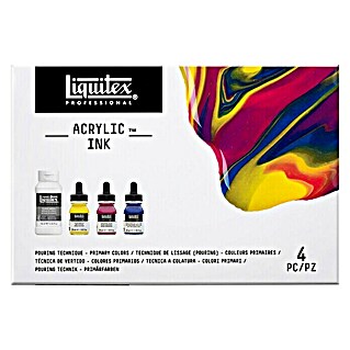 Liquitex Professional Zeichentinten-Set Technik (3 Stk. x 30 ml, Flasche mit Tropfpipette)