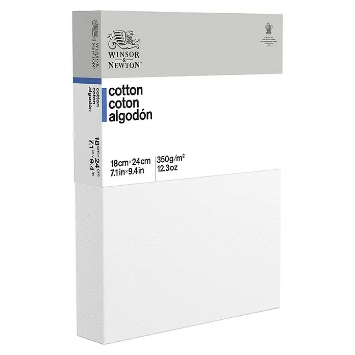 Winsor & Newton Classic Keilrahmen Deep Edge - 18 x 24 x 3,5 cm, Baumwolle, 3-fach grundiert - Winsor & Newton Baumwoll-Leinwand, 18x24cm, 350g/m², ideal für Künstler. Hochwertige Leinwand für Öl- und Acrylmalerei mit optimaler Textur.