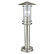 Eglo Sokkellamp voor buiten Lisio (60 W, Kleur behuizing: Roestvrij staal, Helder, 17,5 x 17,5 x 50 cm, Zonder lichtbron) | BAUHAUS