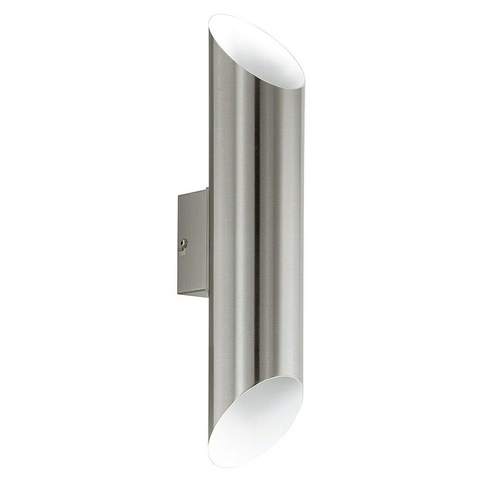 Eglo Wandlamp voor buiten Agolada (7,4 W, 7,5 x 11 x 36 cm, Roestvrij staal, IP44) | BAUHAUS