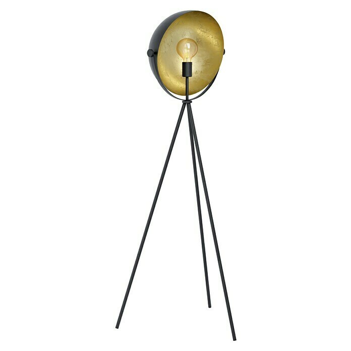 Land Vroeg zegen Eglo Staande lamp Darnius (Hoogte: 142 cm, Zwart, E27) | BAUHAUS