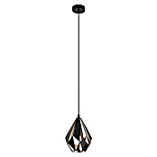 Eglo Hanglamp Carlton 1 (60 W, Zwart/Koper, E27) | BAUHAUS