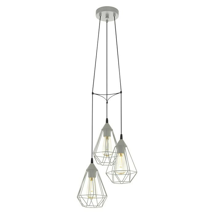 Eglo Hanglamp Tarbes (E27, 60 W, Grijs, Grijs) | BAUHAUS