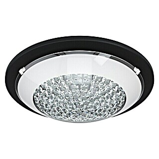 Eglo LED-Deckenleuchte rund Acolla 1 (11 W, Ø x H: 290 mm x 8,5 cm, Schwarz, Warmweiß)