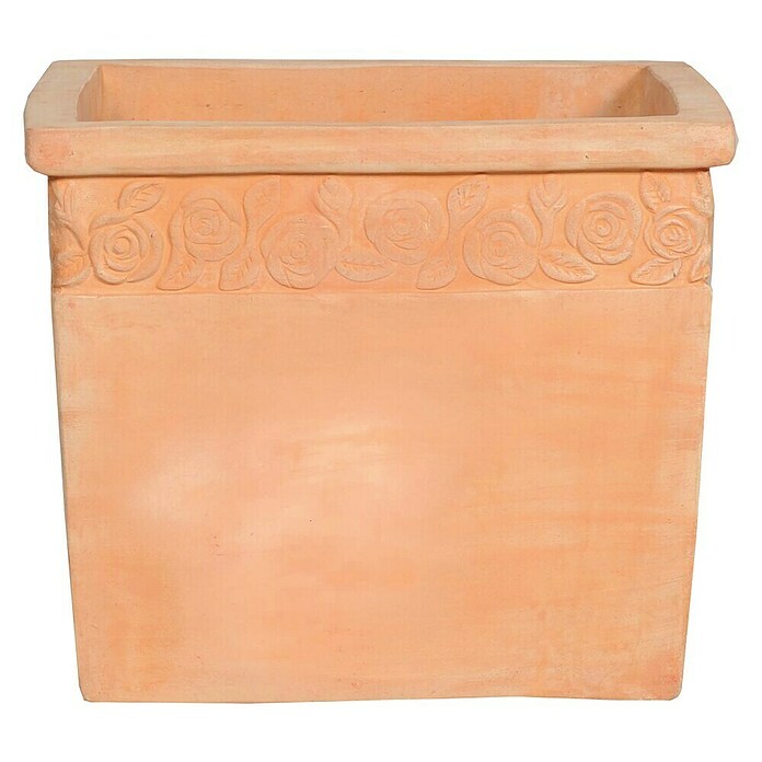 13-TOPF ROSA TERRA  WHITEWASH 22X22X17cm