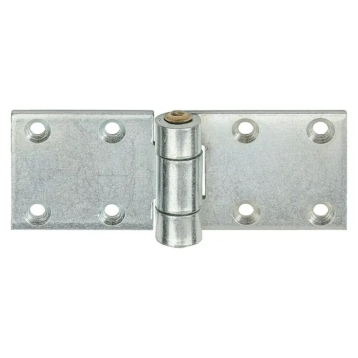 Stabilit SchlagladenscharnierL x B: 180 x 50 mm, Stahl - Metallscharnier mit Löchern zur Befestigung, ideal für Möbel oder Türen. Robustes Design für zuverlässige Funktionalität.