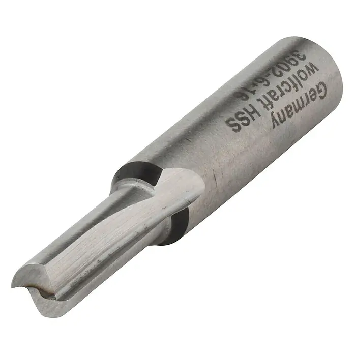 Wolfcraft Nutfräser - Nutbreite: 6 mm, Durchmesser Schaft: 8 mm, HS-Stahl - Wolfcraft HSS-Holzschlangenbohrer mit innovativem Design für präzise und saubere Bohrergebnisse in Holz.
